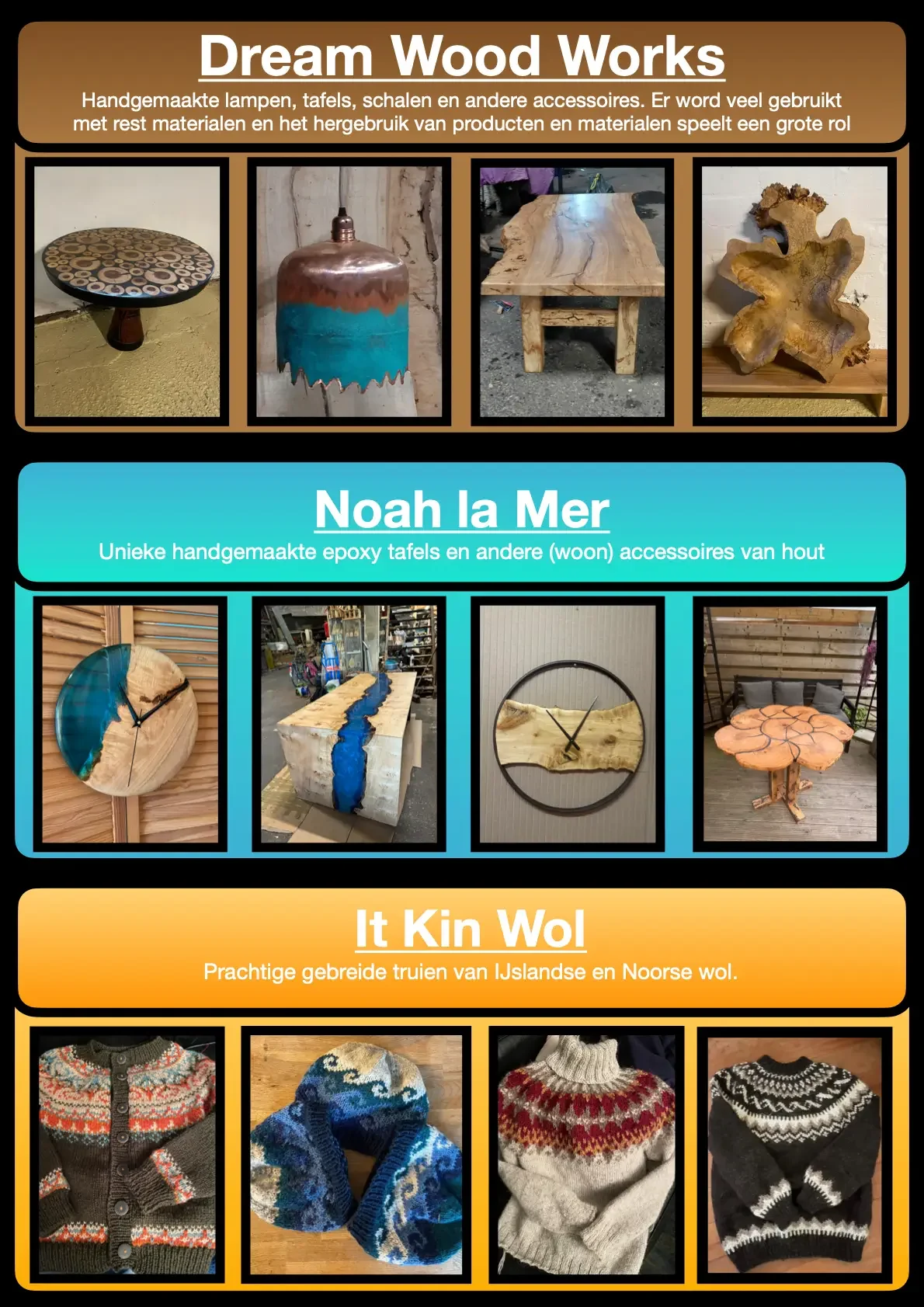 Dream Wood Works, Noah la Mer, It Kin Wol